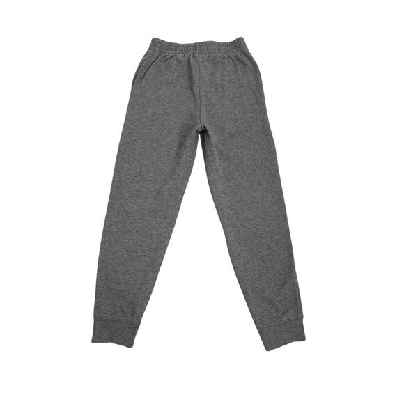 Jordan Sweatpants Nike Air Jordan Gray Fleece Joggers Size Youth Medium 10/12 - Picture 2 of 3